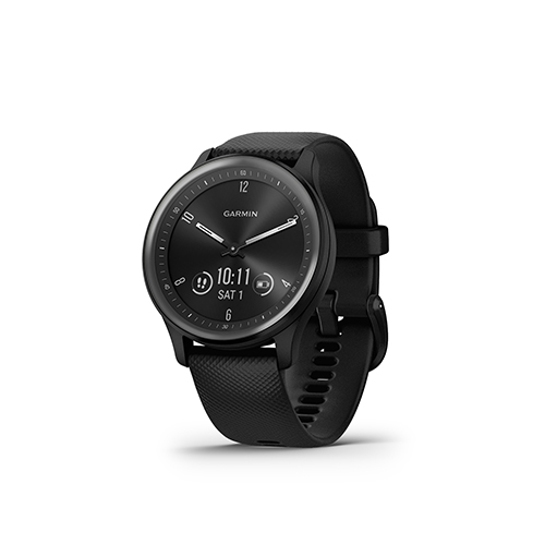 vivomove Sport Fitness Hybrid Smartwatch, Black/Slate