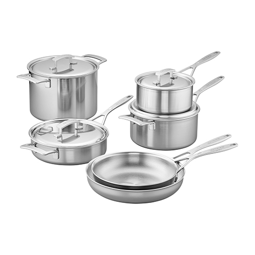 Industry 10pc Stainless Steel Cookware Set