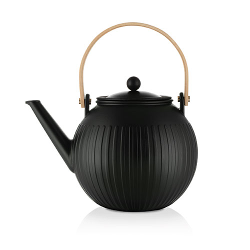 Douro 51oz Tea Press Teapot, Black Matte