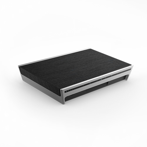 Beosound Level Portable Home Speaker, Natural Aluminum/Dark Gray