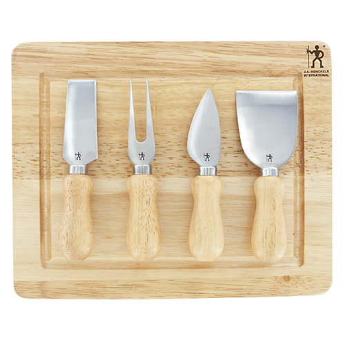 4pc Cheese Knife Set w/ Cutting Board