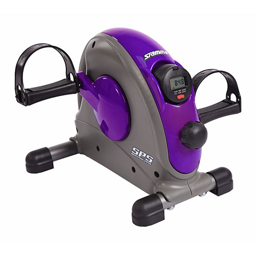 Mini Exercise Bike w/ Smooth Pedal System, Purple