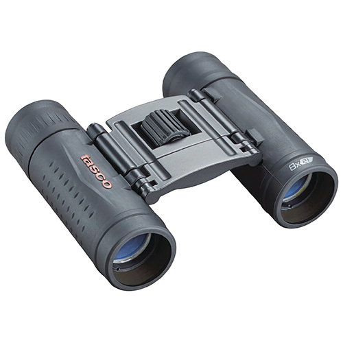 8x21 Roof Prism Binoculars, Black