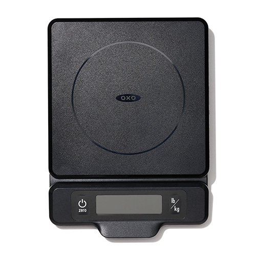 SoftWorks 5lb Food Scale w/ Pull-Out Display, Black