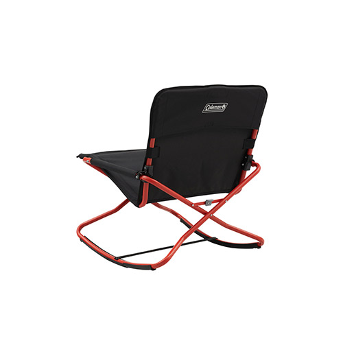 Cross Rocker Outdoor Rocking Chair, Black