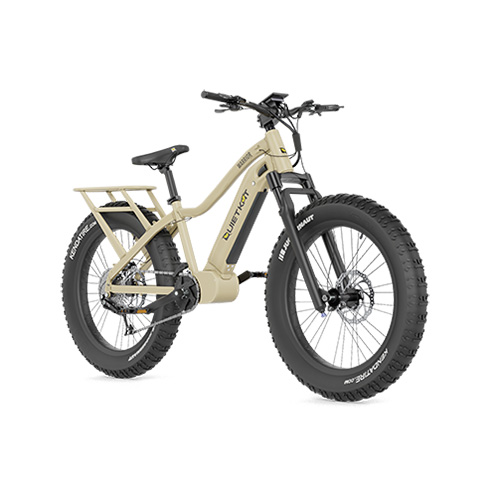 17" Warrior 1000W E-Bike, Sandstone