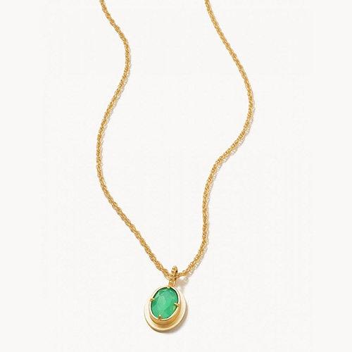 Atlantic Opal Necklace, Gold