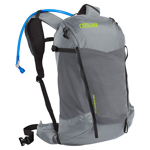 Rim Runner X22 70oz Hydration Pack, Gray Flannel/Lime Punch