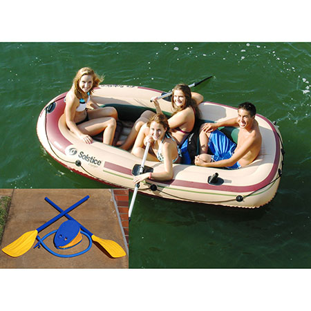 Voyager 4 Person Boat w/Oars