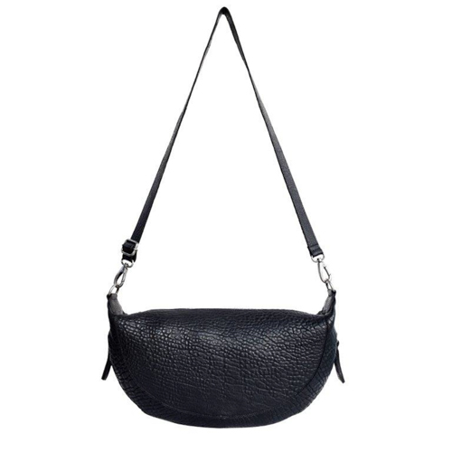 Callie Leather Sling/Crossbody Bag, Black
