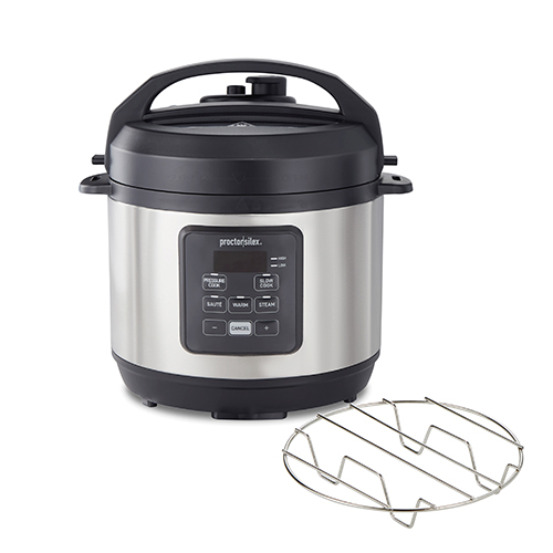 4-in-1 3qt Electric Stainless Steel Pressure Cooker