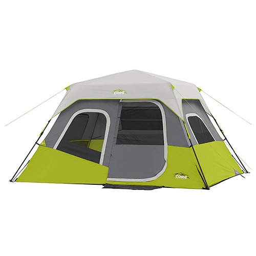 6 Person Instant Cabin Tent - 11ft x 9ft, Cool Dark Gray/Green