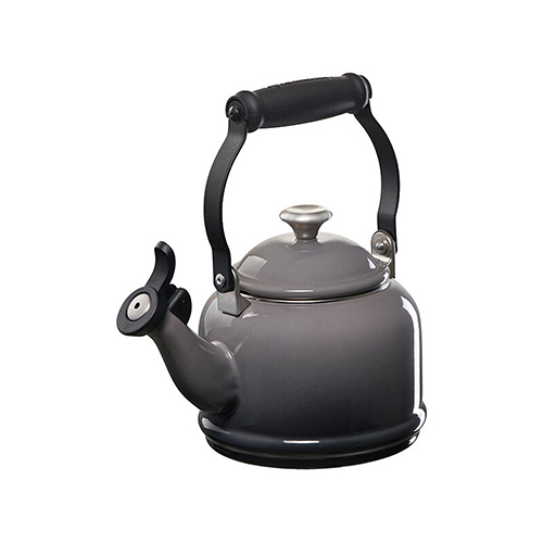 Demi Kettle w/ Metal Finishes, Oyster
