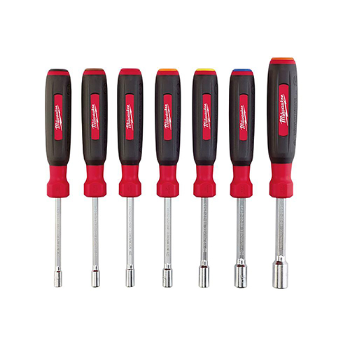 7pc Magnetic HollowCore Metric Nut Driver Set