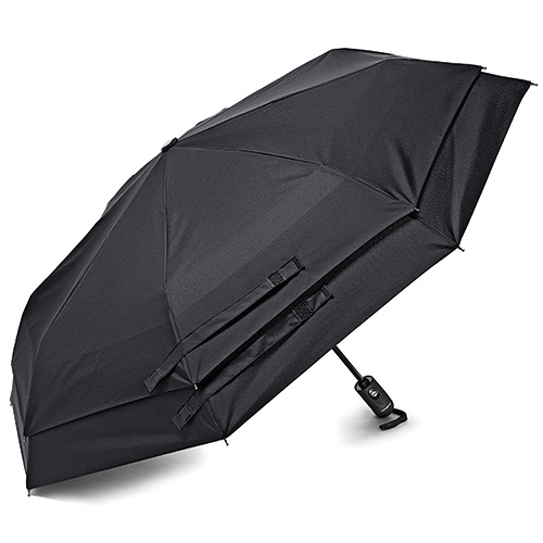Windguard Auto Open/Close Umbrella, Black