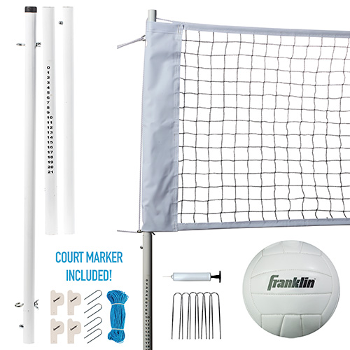 Professional Volleyball Net and Ball Set