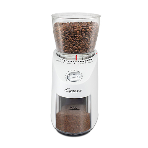 Infinity Plus Conical Burr Grinder, White