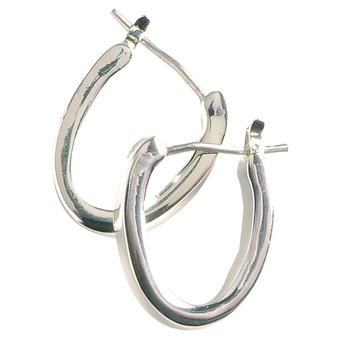 Lauren Ralph Lauren Oval Hoop Earrings