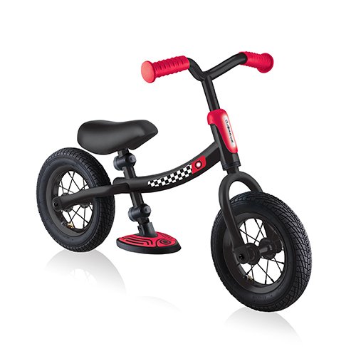 Go Bike Air Adjustable Balance Bike for Toddlers, Black/Red