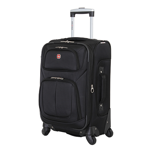 6283 21" Expandable Carry-On Spinner, Black