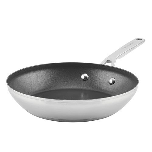 9.5" Stainless Steel 3-Ply Nonstick Fry Pan