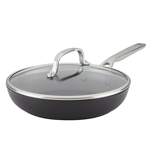 10" Hard-Anodized Induction Fry Pan w/ Lid