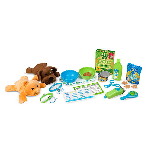 Feeding & Grooming Pet Care Play Set, Ages 3+ Years