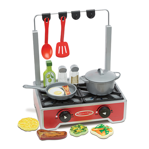 Deluxe Wooden Cooktop Set, Ages 3+ Years