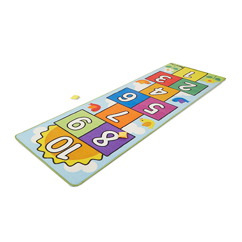 Hop & Count Hopscotch Rug, Ages 3-7 Years