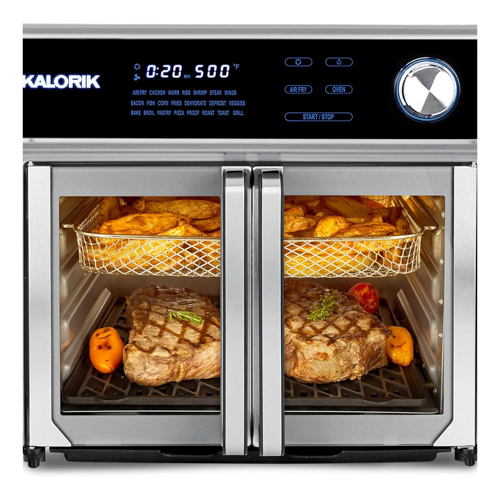 MAXX 26qt Digital Air Fryer Oven/Grill, Stainless Steel