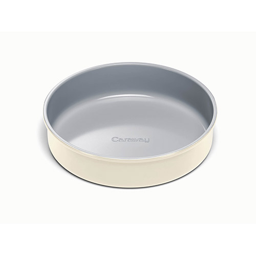 Nonstick Ceramic Circle Pan, Cream