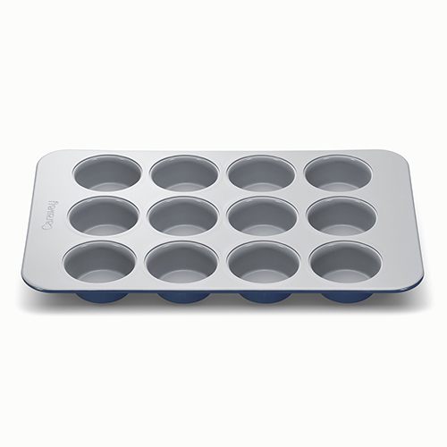 12 Cup Nonstick Ceramic Muffin Pan, Navy