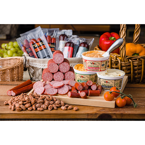 Sausage & Cheese w/ Gourmet Almonds 19pc Feast Set