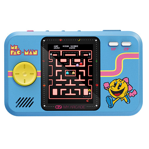Ms. PAC-MAN Pocket Player Pro 5.4" Portable Gaming System