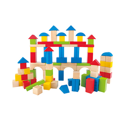 100pc Build Up & Away Blocks, Ages 12+ Months