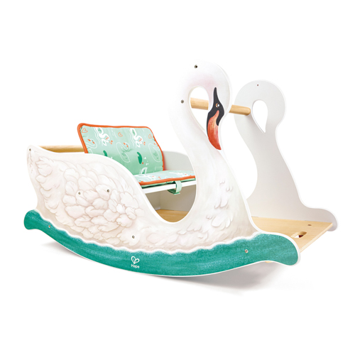 2-in-1 Baby Gym and Rocking Swan Chair, Ages 6+ Months