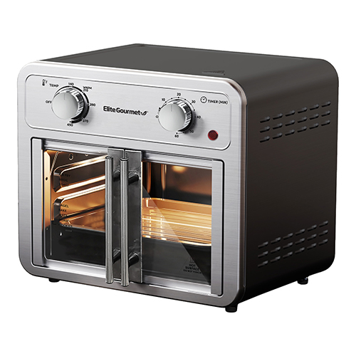 12L French Door Air Fryer Oven, Stainless Steel