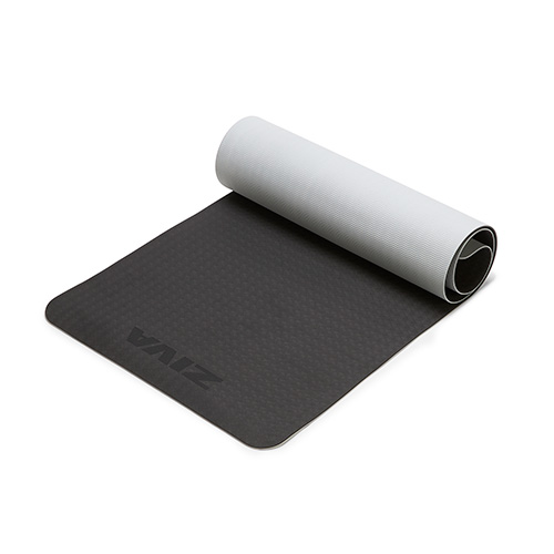 TPE Yoga Mat - 5mm, Black/Gray