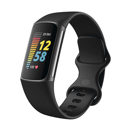 Charge 5 Advanced Fitness + Health Tracker, Black/Graphite SS