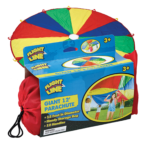 Giant 12ft Parachute for Kids - Ages 3+ Years
