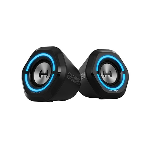 G1000 2.0 RGB Bluetooth Gaming Speakers - Set of 2, Black