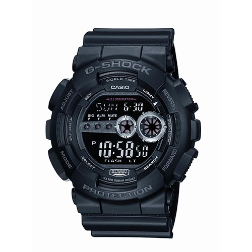 G-Shock X-Large Black Reverse LCD