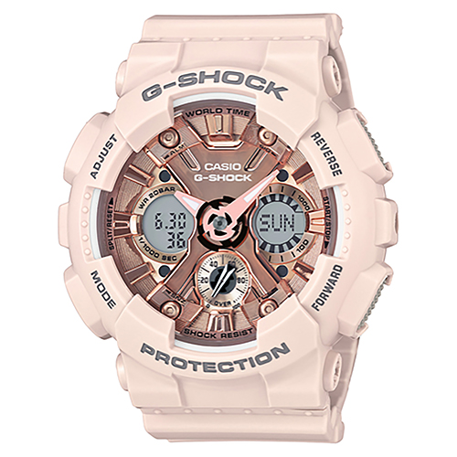 Ladies G-Shock S Series Analog/Digital Watch, Pink