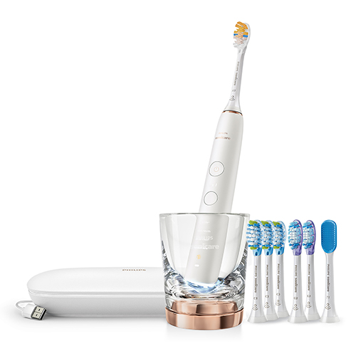 Sonicare DiamondClean Smart Series 9700 Toothbrush, Rose Gold