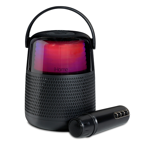 Party Time Bluetooth Color Changing Speaker w/ Wireless Microphone