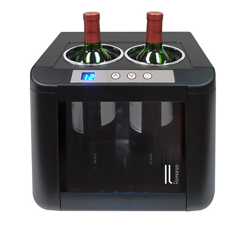 2 Bottle Thermoeclectric Open Wine Cooler