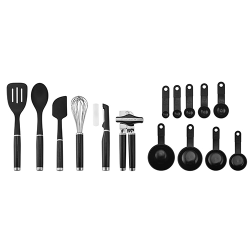 Classic 15pc Kitchen Tool & Gadget Set, Black