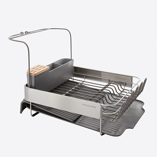 Full Size Expandable Dish Drying Rack, Stainless Steel