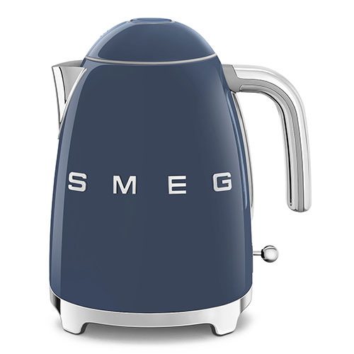 50's Retro-Style Electric Kettle, Navy