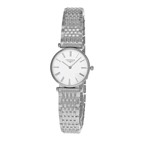 Ladies' La Grande Classique de Longines Stainless Steel Watch, White Dial